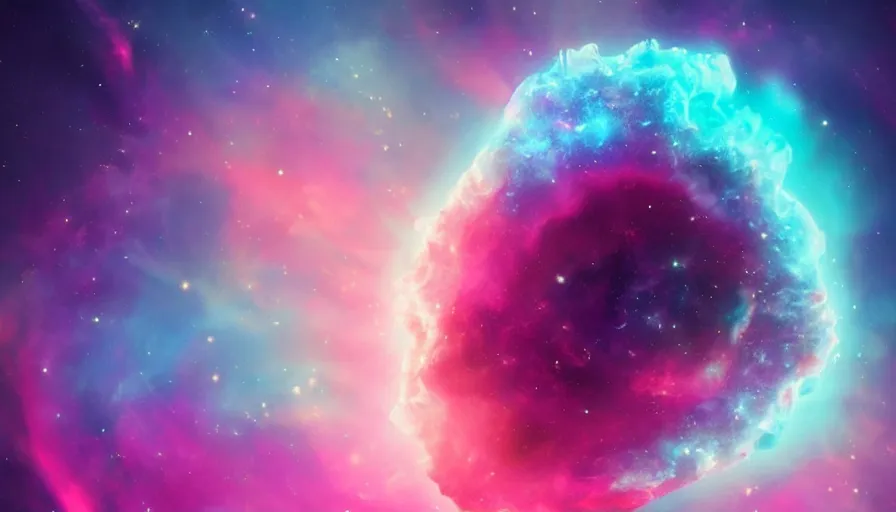 Image similar to stunning render of a cosmic