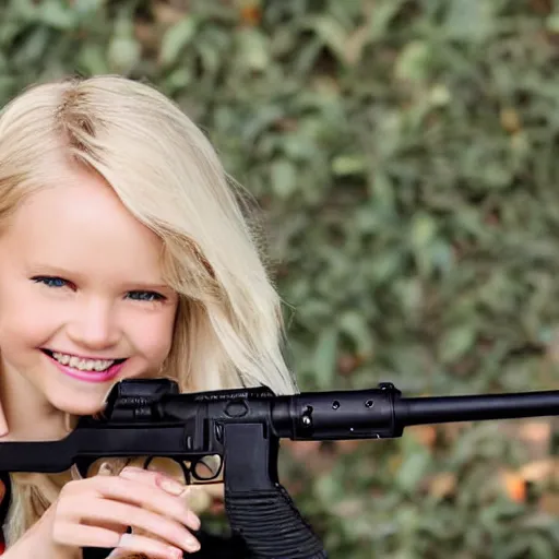 Prompt: very very cute blonde female muppet looking at l 9 6 a 1 with mischievous smile and happy eyes