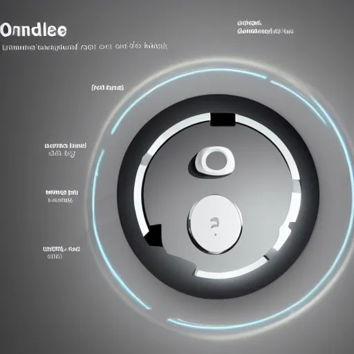 Prompt: a circle designed cell phone that is very interesting design from unknown company