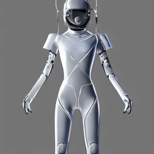 Image similar to beautiful image of a human like android in a thight plugsuit, high quality, highly detailed, 4 k, drawn by wwpgi, trending on artstation, digital art, rendered in unity 3 d