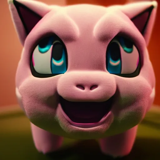 Image similar to photography of a realistic jigglypuff animal, ultra detailed, 8 k, cinematic lighting, natural background, trending on artstation, pokemon