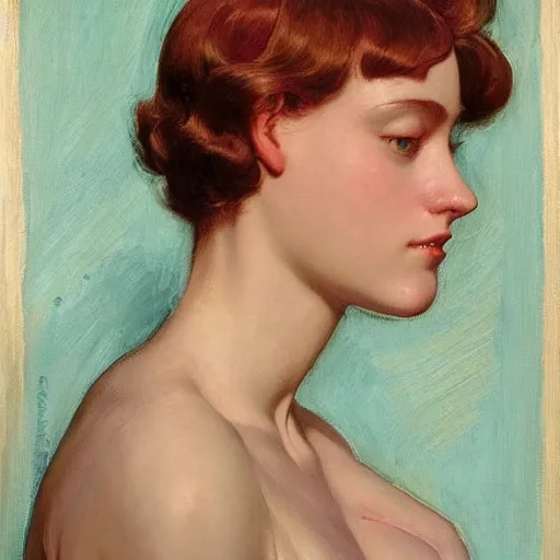 Prompt: aqua by j. c. leyendecker, by dod procter cgi. experimental art. a series of vertical stripes in different colors.