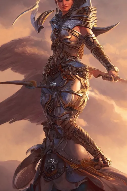 Image similar to amazon valkyrie athena, d & d, fantasy, portrait, highly detailed, headshot, digital painting, trending on artstation, concept art, sharp focus, illustration, art by artgerm and greg rutkowski and magali villeneuve