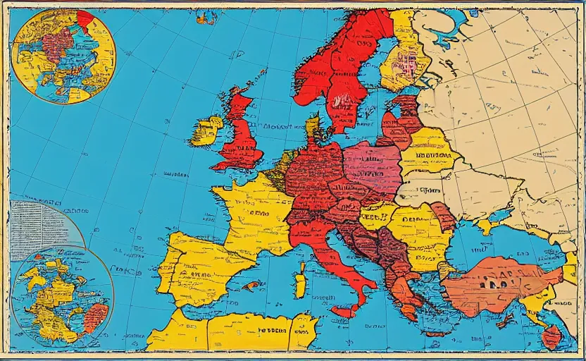 Image similar to map of all the countries in europe