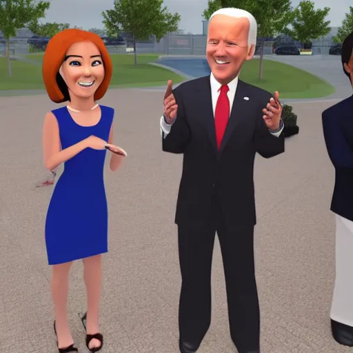 Image similar to roblox joe biden