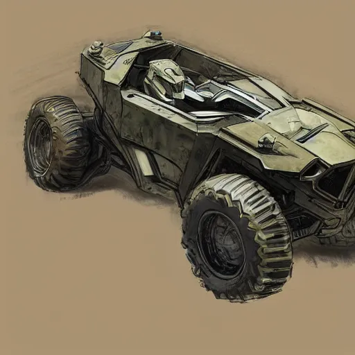 Image similar to concept art blueprint halo new atv vehicles by tony stark