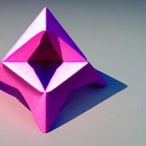 Prompt: sierpinksi tetrahedron, 3 d render, matlab