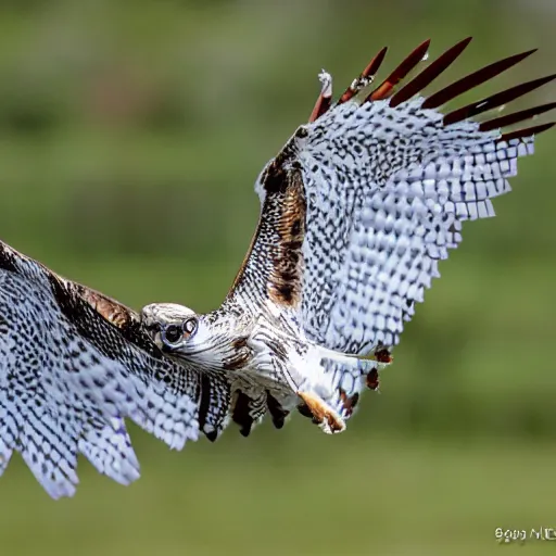 Prompt: hawks converging on lizard evolution