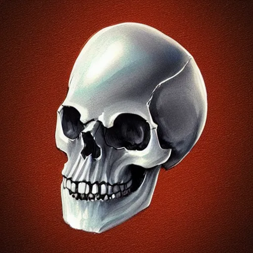 Image similar to “concept art of a skull”