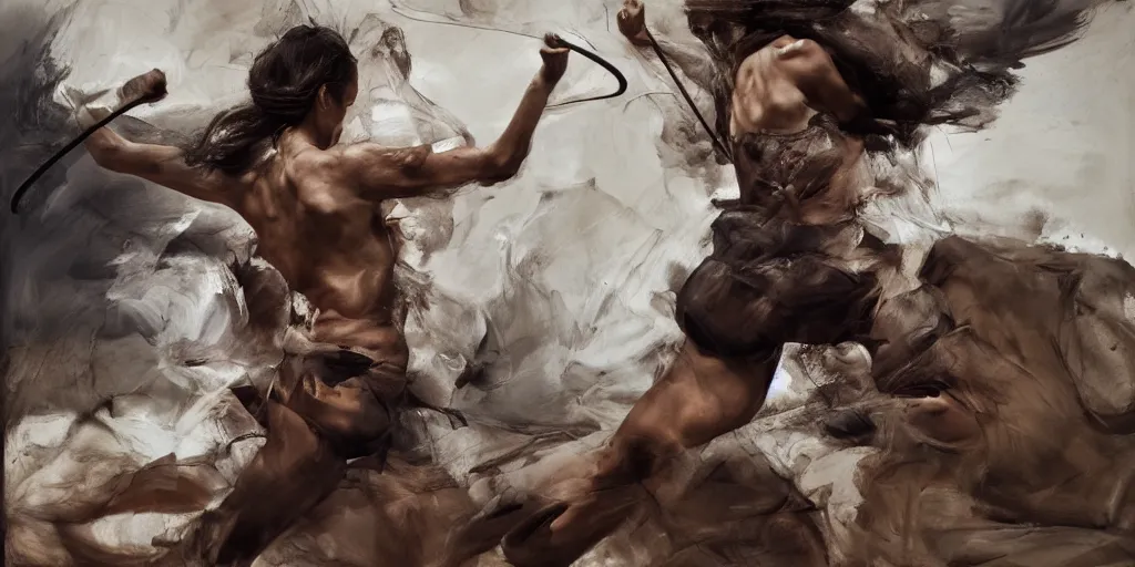 Image similar to highly detailed photography of a strong women fighting with rocks, sharp focus, dramatic scene, aesthetic, dynamic lighting, elegant, harmony, masterpiece, by jenny saville, by ben aronson, by james jean, by roberto ferri, by jeremy mann, by lucian freud, by kent williams, high quality