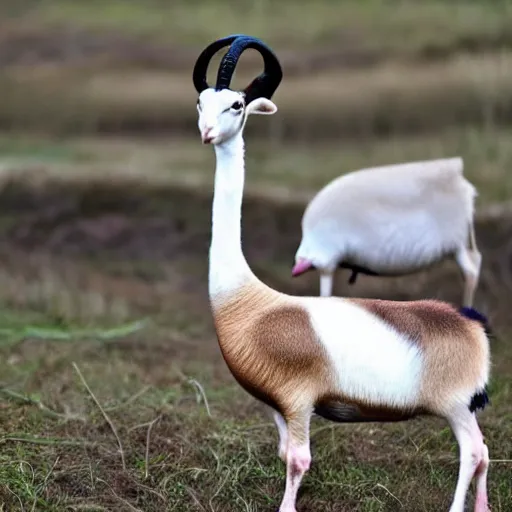 Image similar to goose goat hybrid