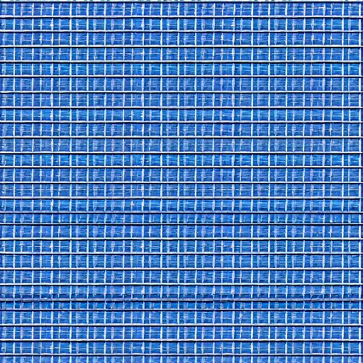 Image similar to textile geometric pattern blue squares white stripes grid straight, high quality tiles, clean, artstation