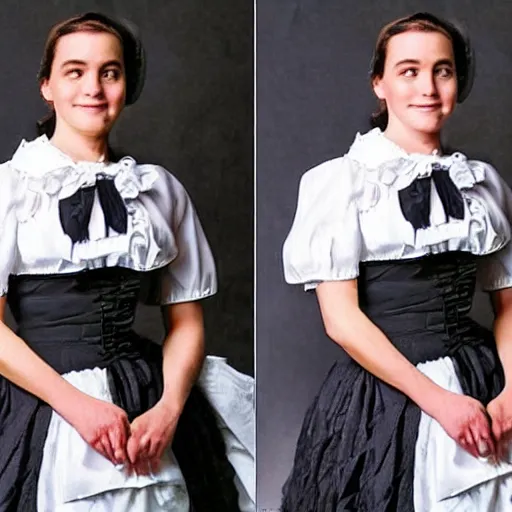 Prompt: Ben Shapiro as a maid