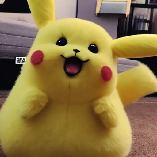 Prompt: chubby pikachu