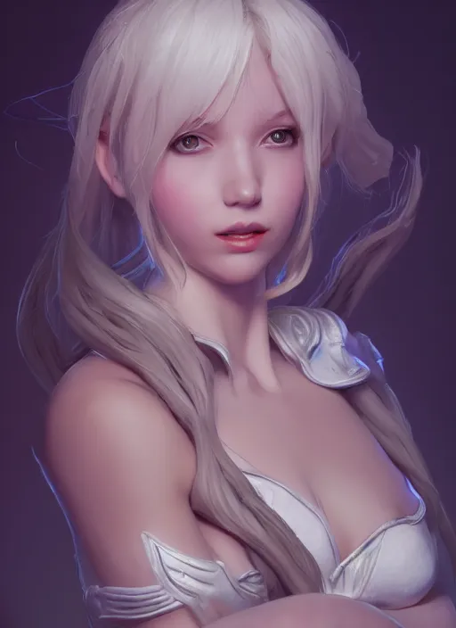 Image similar to lillia, from league of legends, au naturel, hyper detailed, digital art, trending in artstation, cinematic lighting, studio quality, smooth render, fluorescent skin, unreal engine 5 rendered, octane rendered, art style by klimt and nixeu and ian sprigger and wlop and krenz cushart