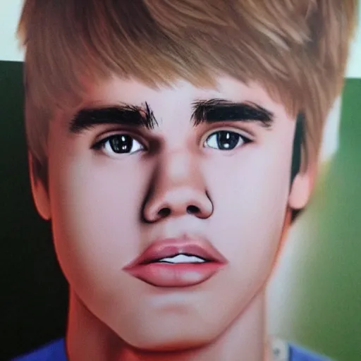 Prompt: beaver with the face of justin bieber, high detail