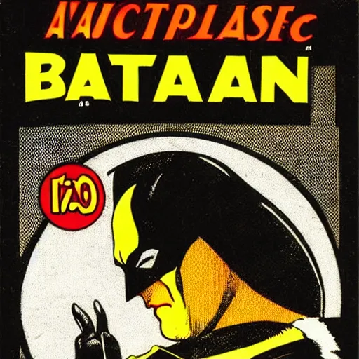 Prompt: a vintage classic batman logo from 1 9 0 9