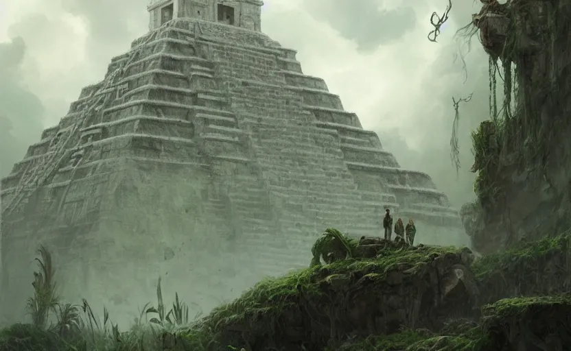 mayan ruin, soft grey and green natural light, | Stable Diffusion | OpenArt