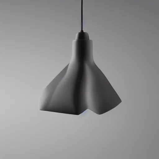 Image similar to pendant lamp by arne jacobsen, octane render