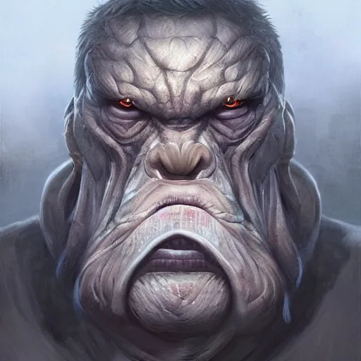 Prompt: putin ugly monster, portrait, highly detailed, full body, digital painting, trending on artstation, concept art, sharp focus, illustration, art by artgerm and greg rutkowski and magali villeneuve