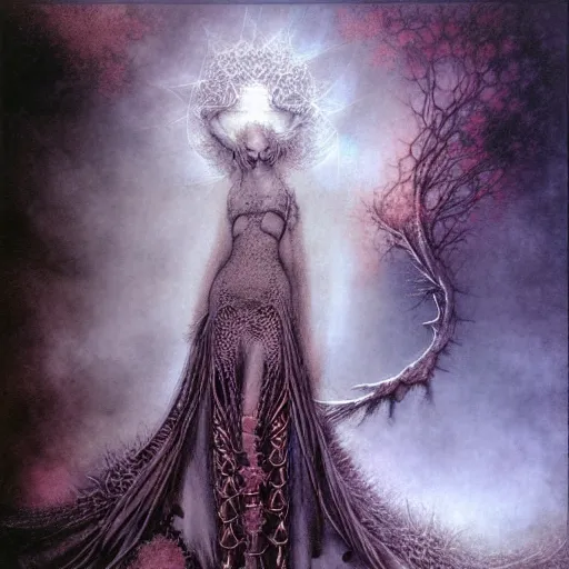 Image similar to fractal, mandelbrot set by luis royo