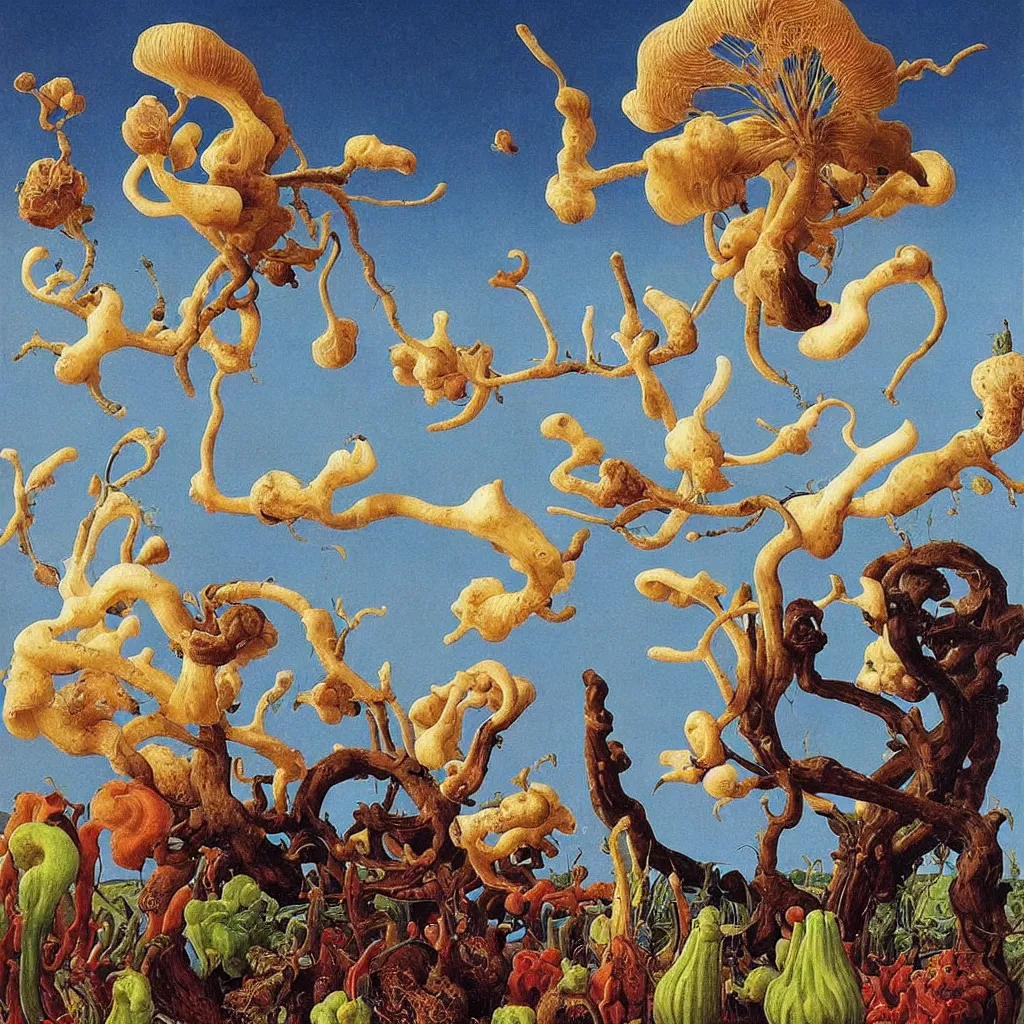 Prompt: a single colorful! ( lovecraftian ) angelic fungus white! clear empty sky, a high contrast!! ultradetailed photorealistic painting by jan van eyck, audubon, rene magritte, agnes pelton, max ernst, walton ford, andreas achenbach, ernst haeckel, hard lighting, masterpiece