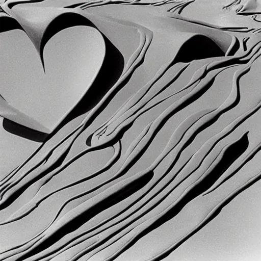 Image similar to Materiel love, claymation, sharp lines, by Lucien Clergue