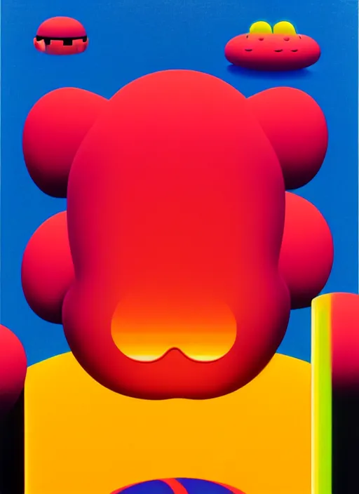 Image similar to hate by shusei nagaoka, kaws, david rudnick, airbrush on canvas, pastell colours, cell shaded, 8 k