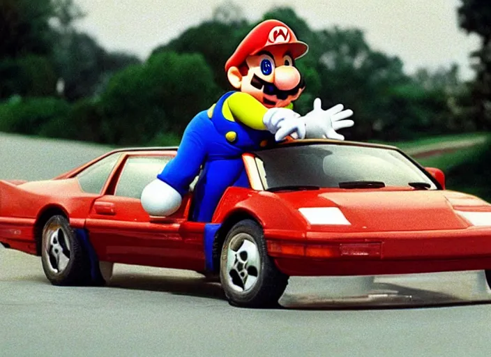 Image similar to 1 9 9 1 live action super mario brother the movie police car