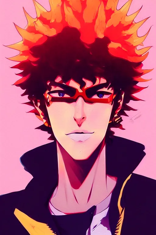 Prompt: a ultradetailed beautiful panting of spike from cowboy bebop, by conrad roset, greg rutkowski and makoto shinkai, trending on artstation