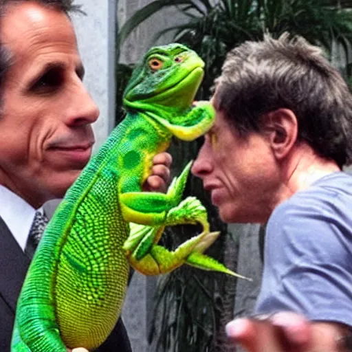 Image similar to Ben Stiller “Florida Man” vs Iguanna ganja Supreme Court live footage