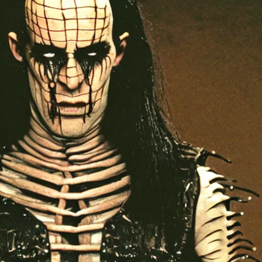 Prompt: peter steele as pinhead from hellraiser