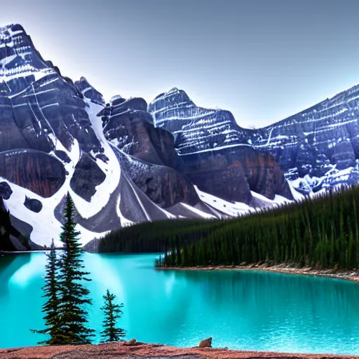 Moraine Lake Canada Paint with Diamonds - Goodnessfind