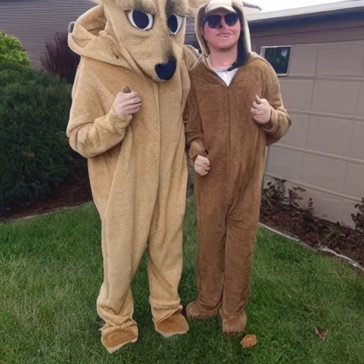 Image similar to kangaroo costume, craigslist photo