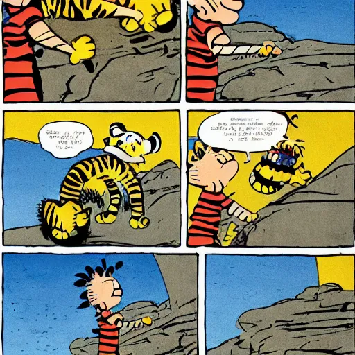 Image similar to calvin and hobbes