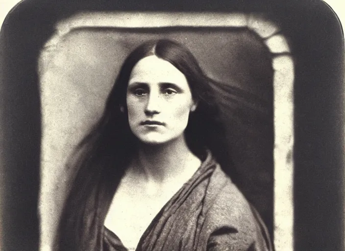 Prompt: vintage closeup photograph by Julia Margaret Cameron