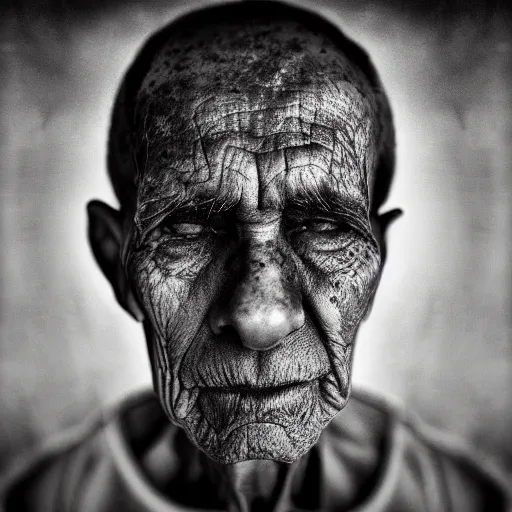 Image similar to portrait of a martian by lee jeffries