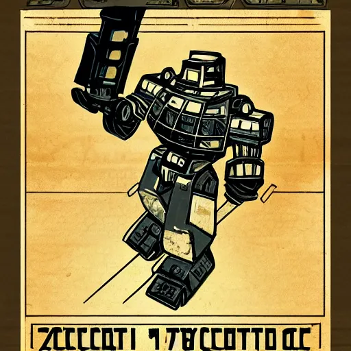 Image similar to soviet mech