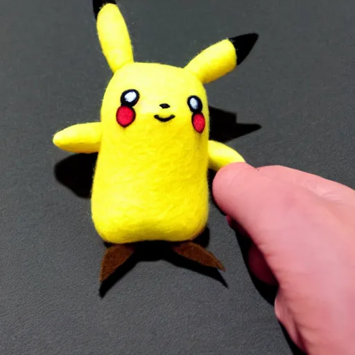 Image similar to a felt Pikachu