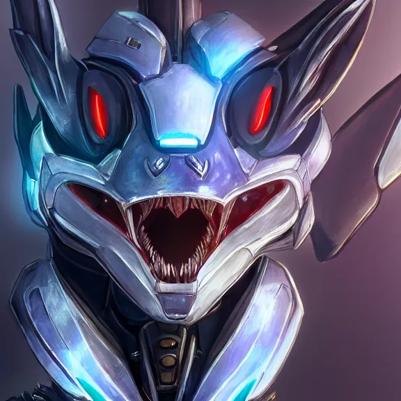 Image similar to close up mawshot of a cute elegant beautiful stunning anthropomorphic hot female robot mecha dragon, with sleek silver metal armor, glowing OLED visor, looking the camera, open dragon maw being highly detailed and living, pov looking into the maw, food pov, micro pov, vore, digital art, pov furry art, anthro art, furry, warframe art, high quality, 3D realistic, dragon mawshot art, maw art, macro art, micro art, dragon art, Furaffinity, Deviantart, Eka's Portal, G6