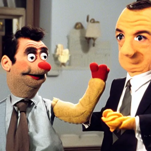 Prompt: mr bean muppet