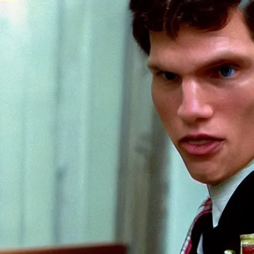 Image similar to Live Action Still of Jerma in Animal House, real life, hyperrealistic, ultra realistic, realistic, highly detailed, epic, HD quality, 8k resolution, body and headshot, film still