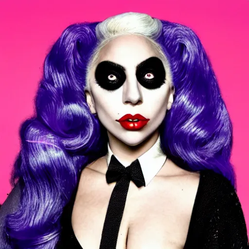 Prompt: lady gaga by tim burton