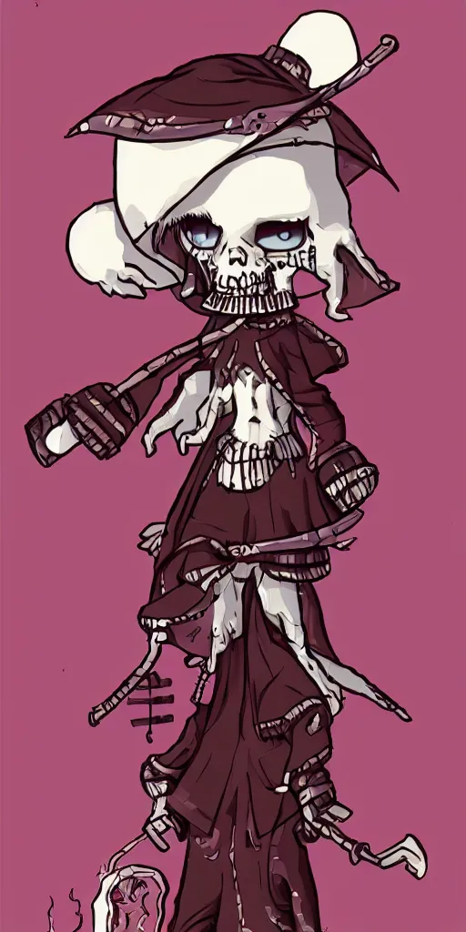 Prompt: knit candypunk grim reaper, high - quality, character design : : 2 beautiful lighting, magicpunk, dollpunk, 1 6 k, oled