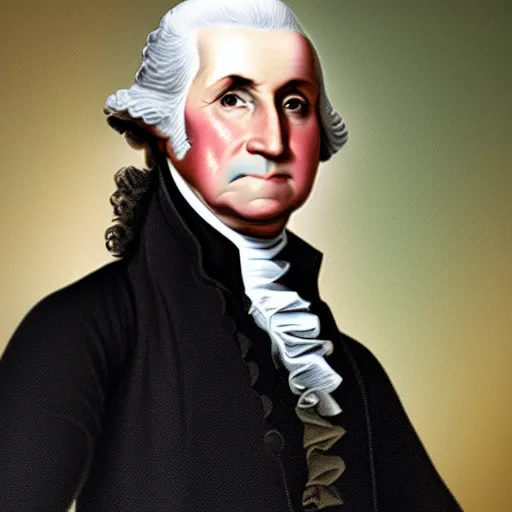 Image similar to hyper realistic selfie of george washington in 2 0 2 2