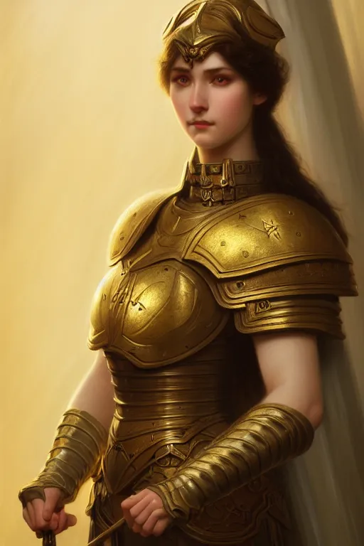 Image similar to a portrait of Paladin, illustration, soft lighting, soft details, painting oil on canvas by Edmund Blair Leighton and Charlie Bowater octane render trending on artstation d&d characters, 4k, 8k, HD