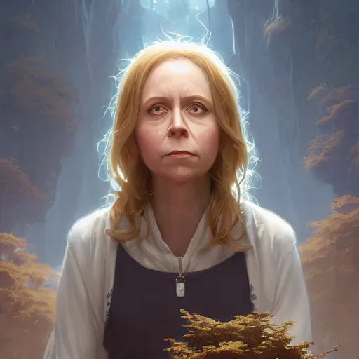 Image similar to highly detailed portrait of holly flax, stephen bliss, unreal engine, fantasy art by greg rutkowski, loish, rhads, ferdinand knab, makoto shinkai and lois van baarle, ilya kuvshinov, rossdraws, tom bagshaw, global illumination, radiant light, detailed and intricate environment