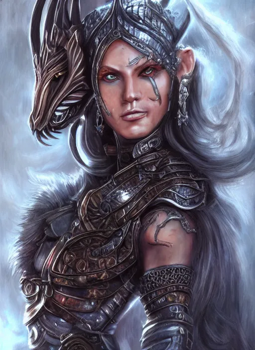 Image similar to a higly detailed airbrush fulll - size portrait painting of a fantasy character, fantasy portrait, pinterest, baldur's gate, dynamic lighting, ambient lighting, deviantart