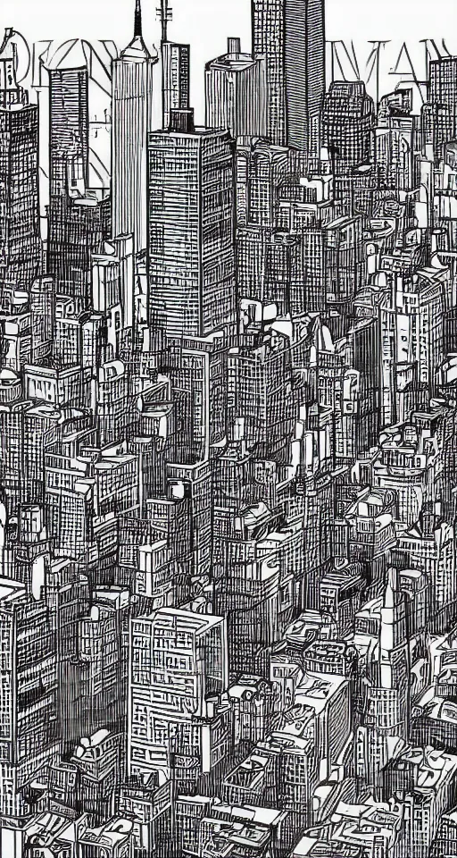 Prompt: cypherpunk full body illustration of nyc, cameras, black and white, city street background with high tall buildings, central park, abstract landscape, highly detailed, finely detailed