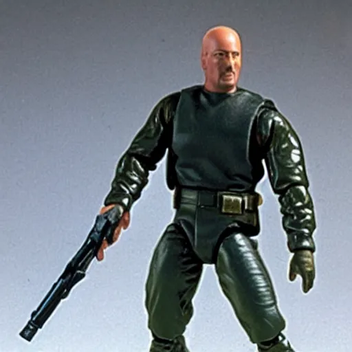 Prompt: photo of an unreleased gi joe prototype action figure from 1 9 8 5.
